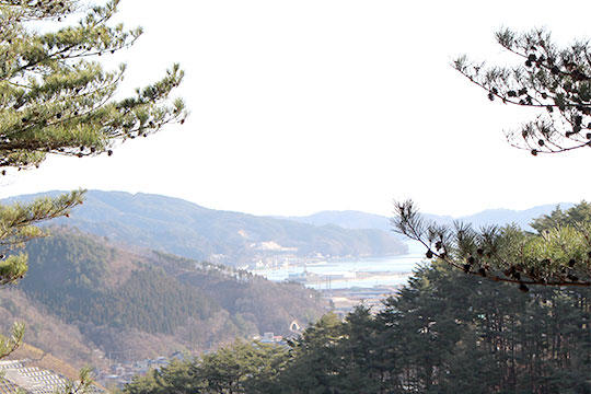 大槌町の景色