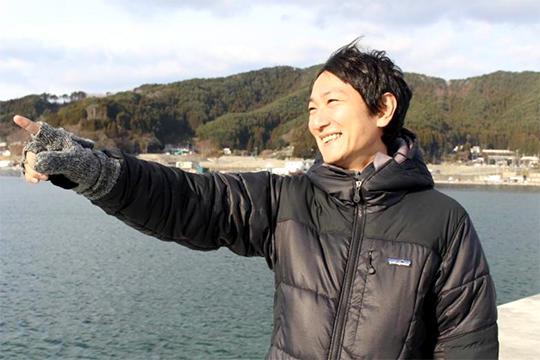 楽しそうに町を案内してくれた吉野さん