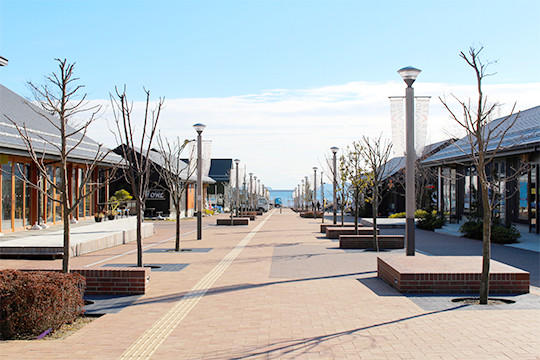 女川駅前