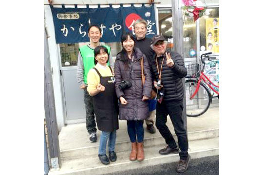 ちょうど帰るところだった元ラジオ福島アナウンサー・大和田新さんも一緒に写ってくれました