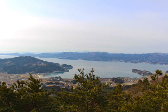 海と山に囲まれた岩手県陸前高田市