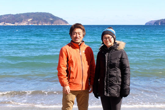 ふたりとも釜石生まれ釜石育ち。震災前、伊藤さんは釜石の旅館で、柏崎さんは北海道の自然学校で働いていたそう。ボランティアをきっかけに三陸ひとつなぎ自然学校を立ち上げました